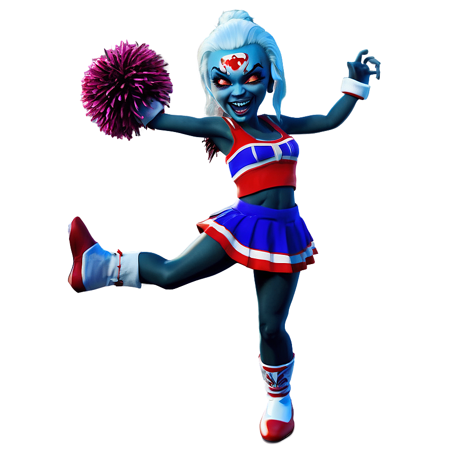 Zed Disney Zombies Cheerleader Dance Png 06282024