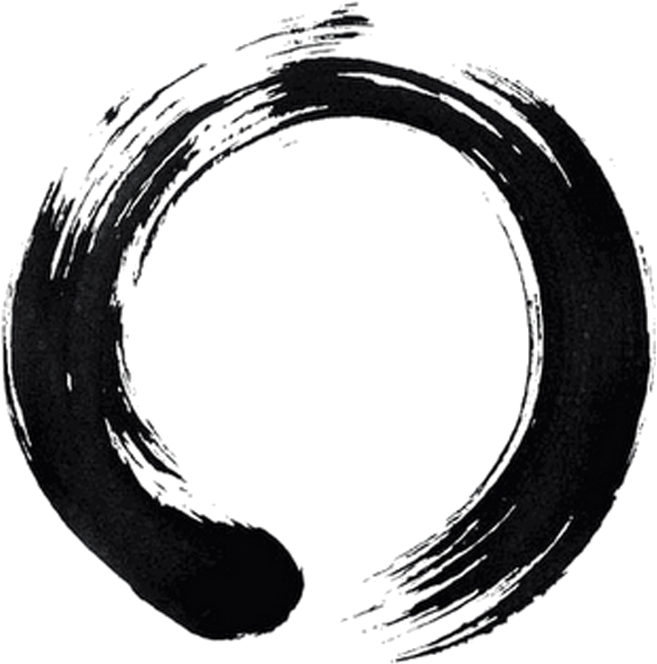 Zen Enso Brushstroke Circle