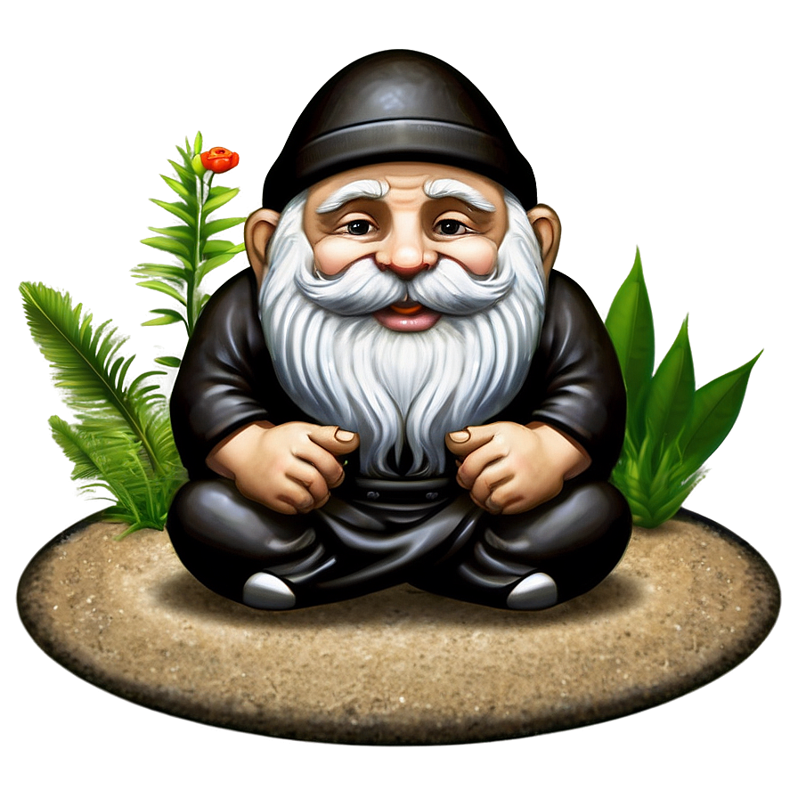 Zen Garden Gnome Png Hga16