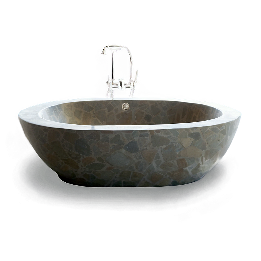 Zen Style Stone Bathtub Png Ygx