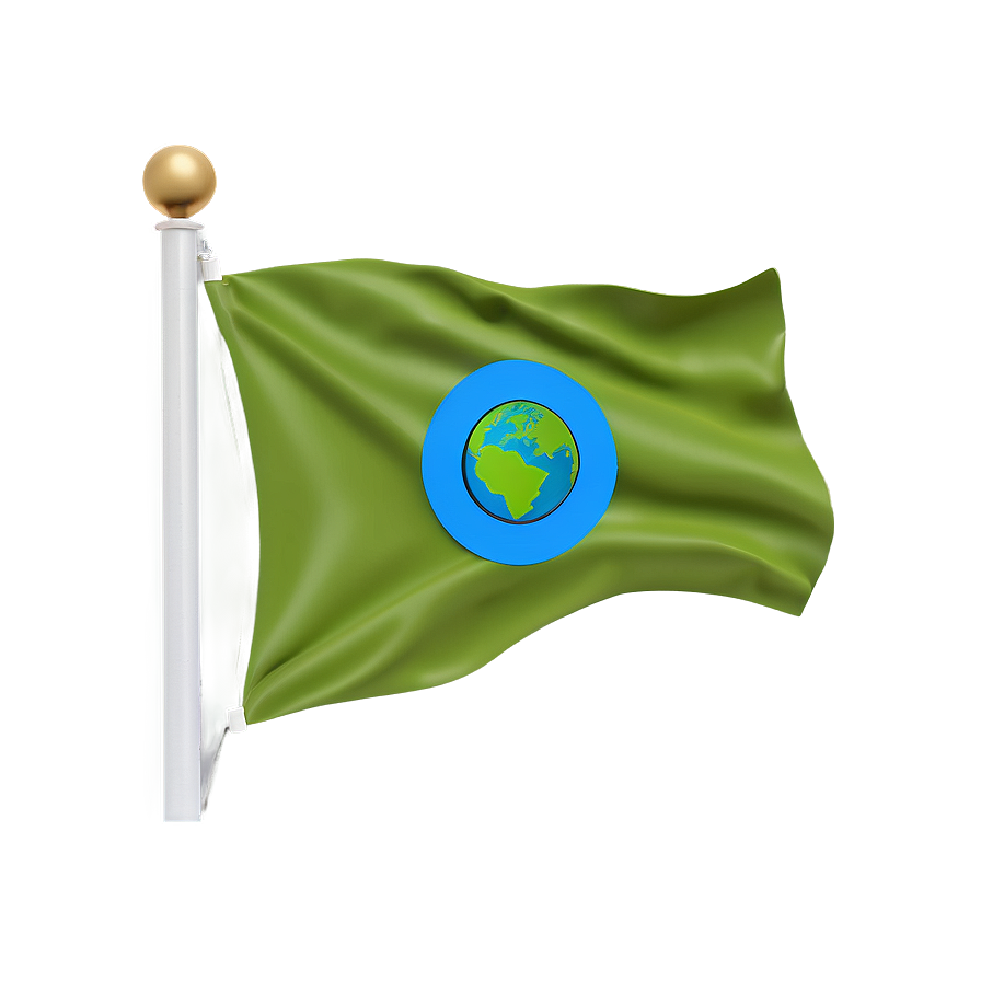 Zero Waste Green Flag Png 74