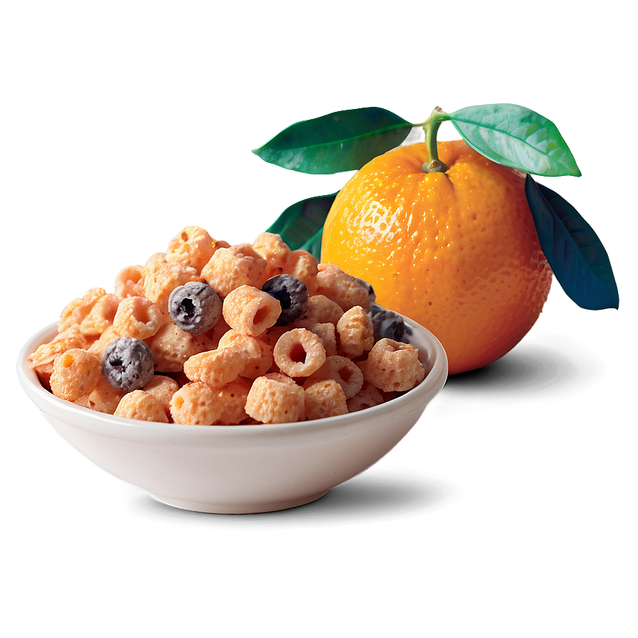 Zesty Orange Cereal Png Qxa47