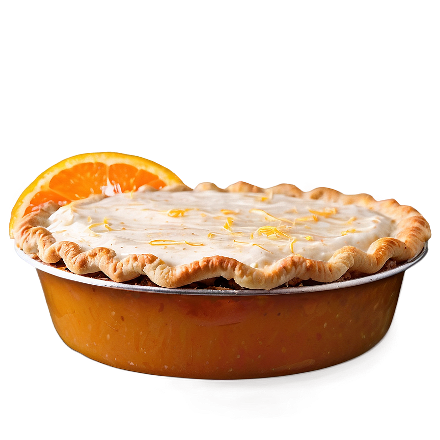 Zesty Orange Marmalade Pie Png Jla3