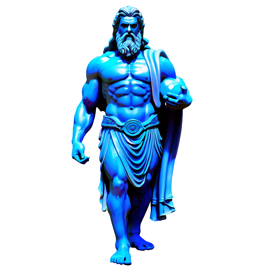 Zeus Full Body Statue Png Ftp50