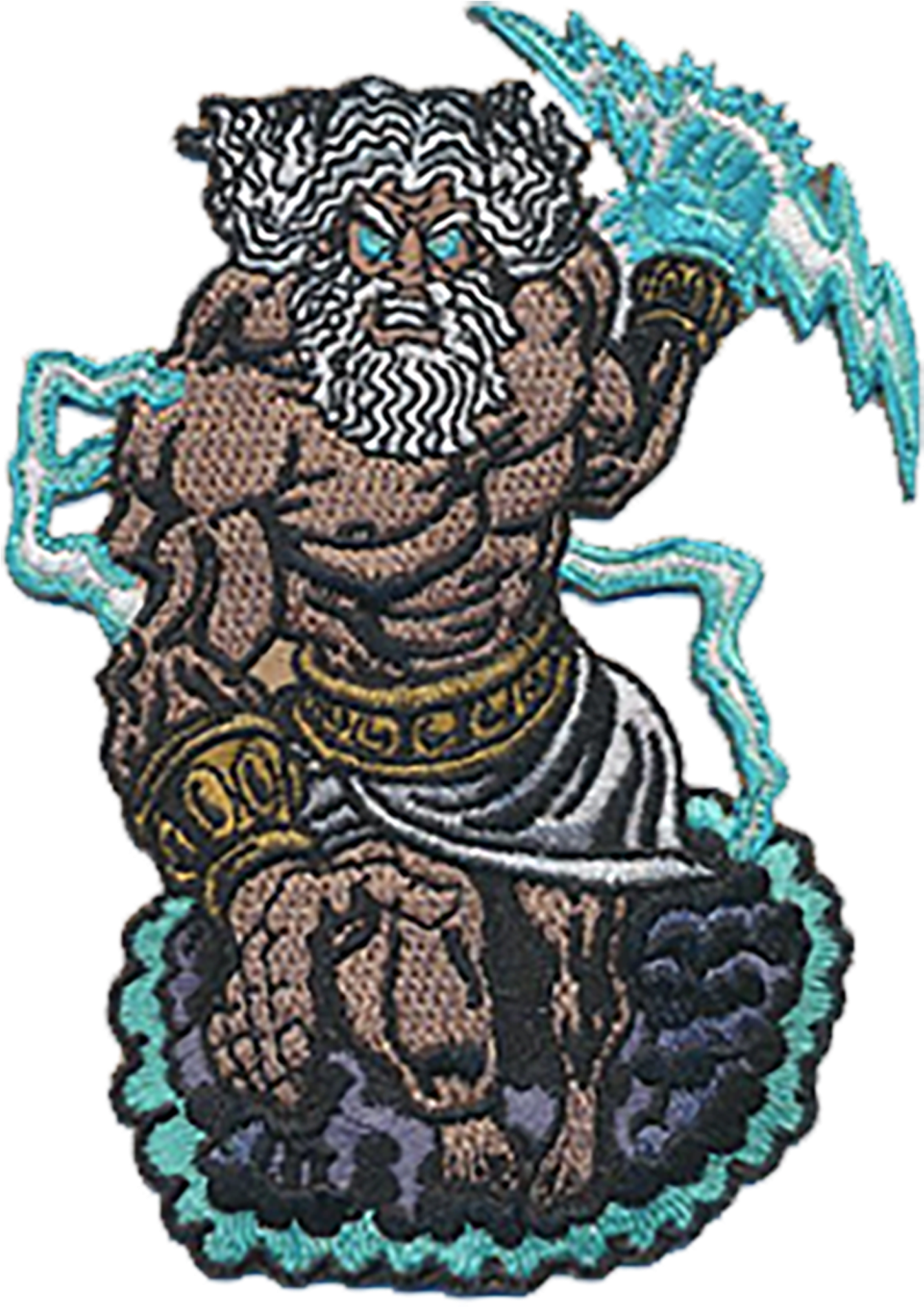 Zeus Greek God Embroidery Design