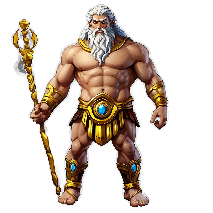 Zeus Mythic Figure Png 05242024