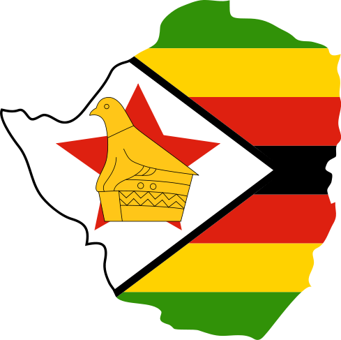 Zimbabwe Flag Outline