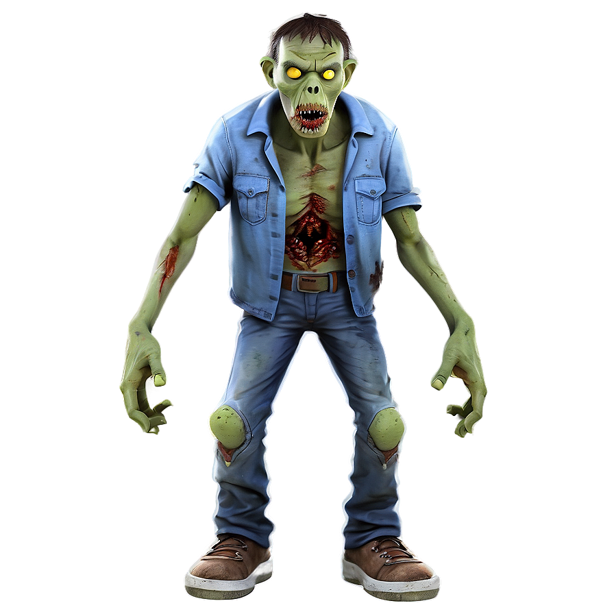 Zombie And Monster Cartoon Character Png 89