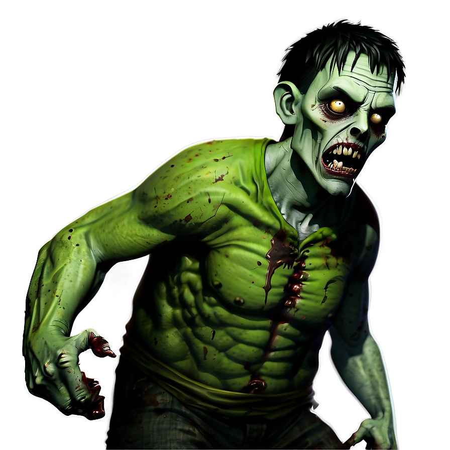 Zombie And Monster Cartoon Character Png Ogn68