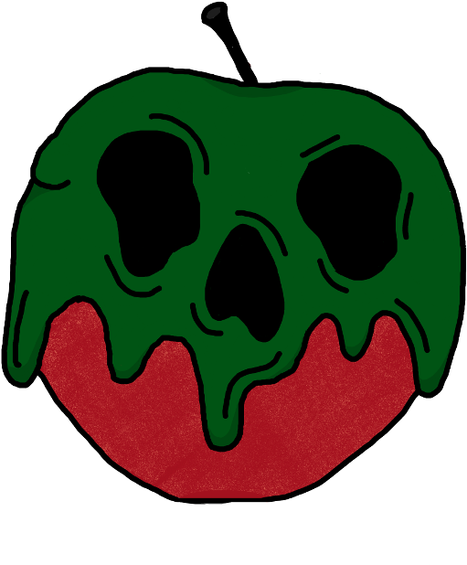 Zombie Apple Illustration