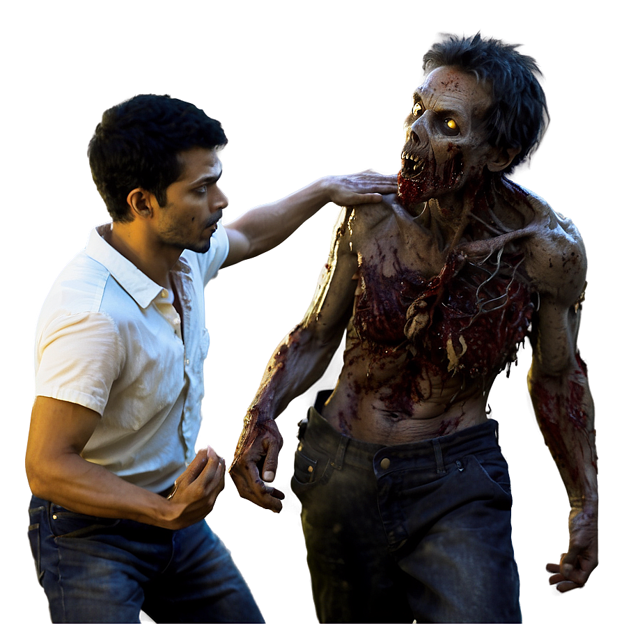 Zombie Attack Scene Png Fmb