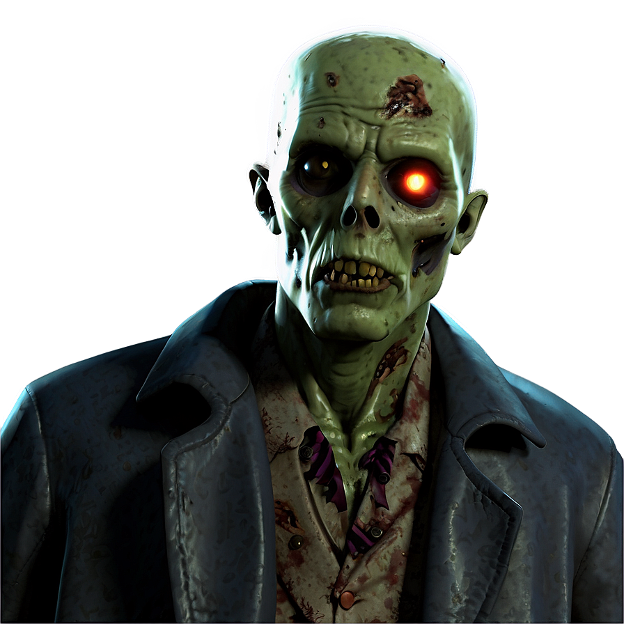 Zombie Detective Character Png Kkk