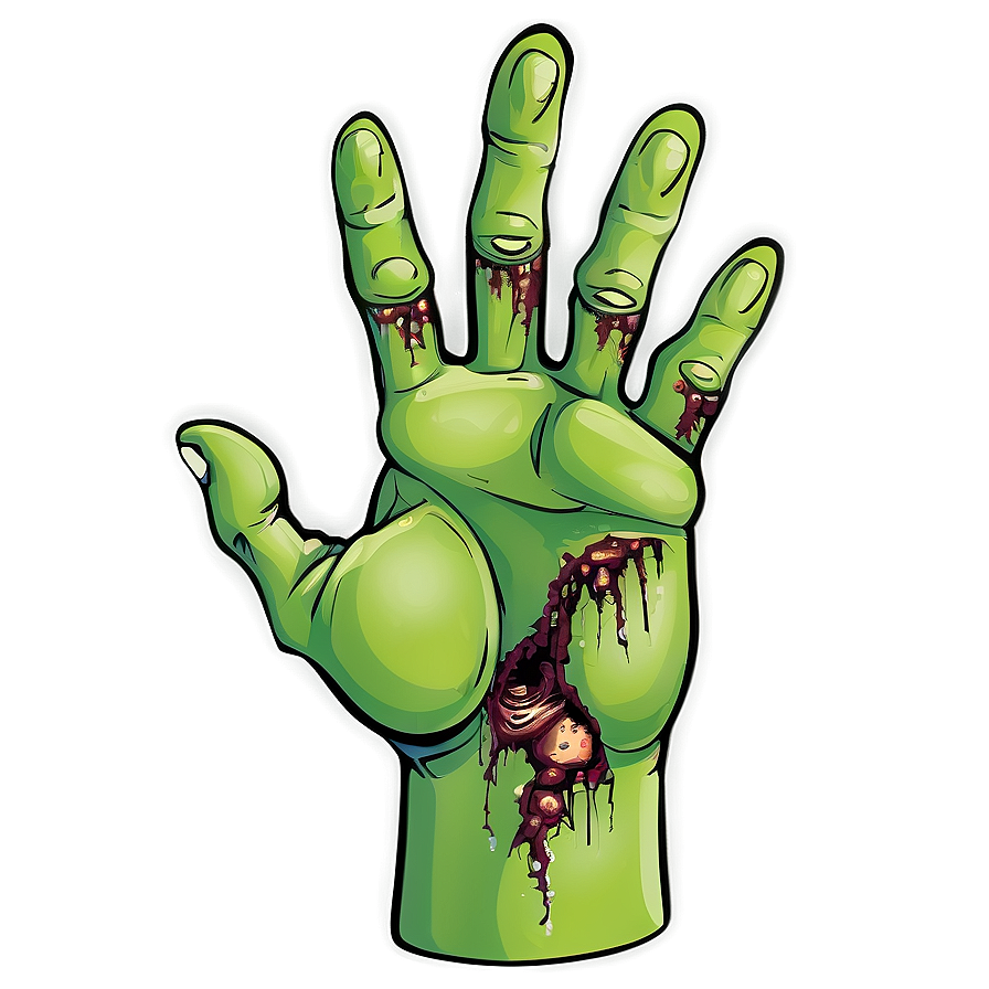 Zombie Hand Tattoo Design Png Dwa