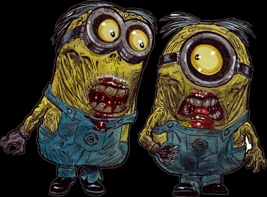 Zombie Minions Illustration