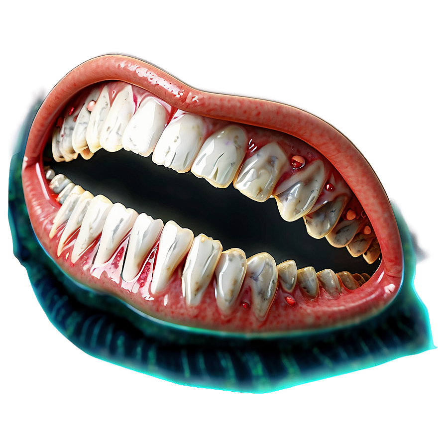 Zombie Mouth Png Mxs27