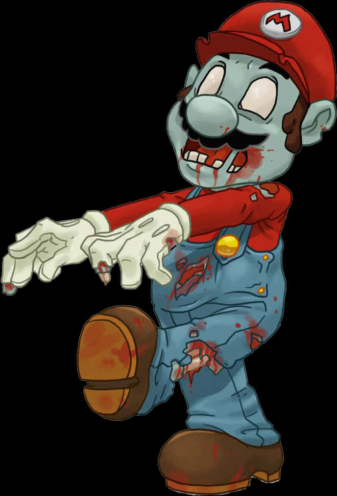 Zombie Plumber Cartoon Character