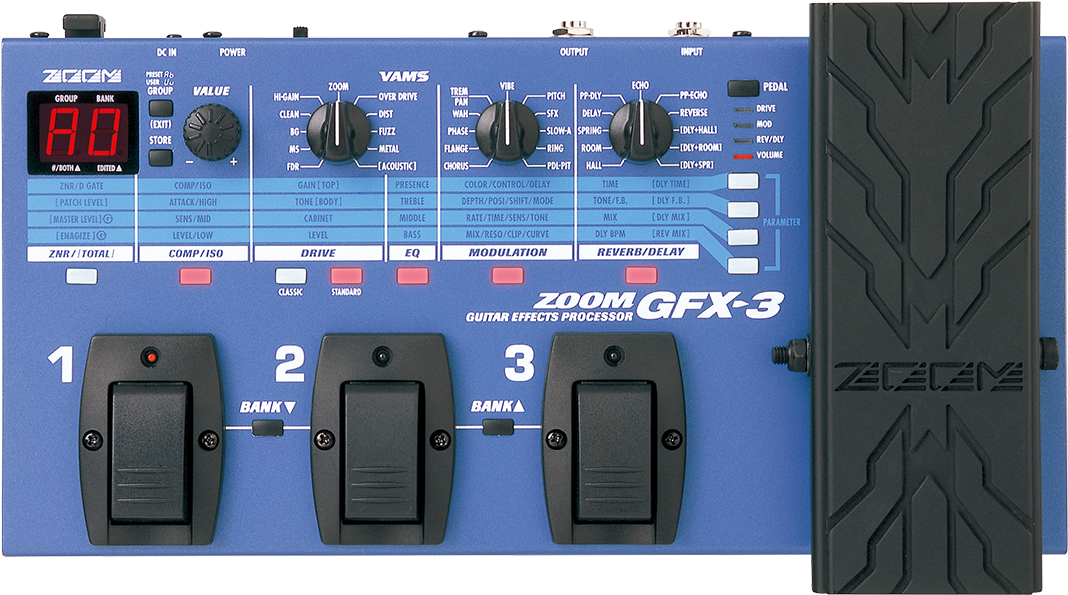 Zoom G F X3 Guitar Effects Processor