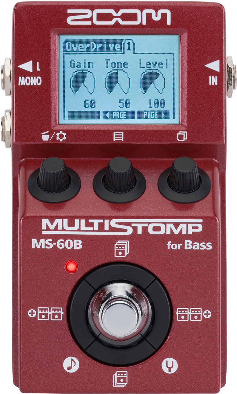 Zoom Multi Stomp M S60 B Bass Effects Pedal