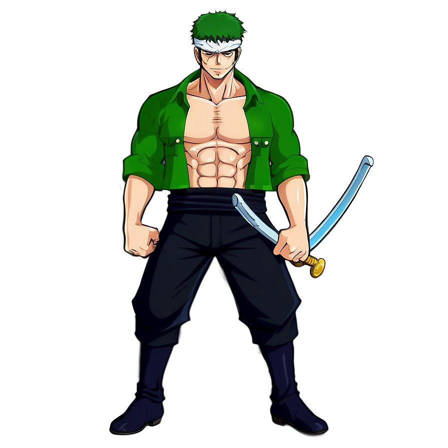 Zoro Strong World Look Png 16