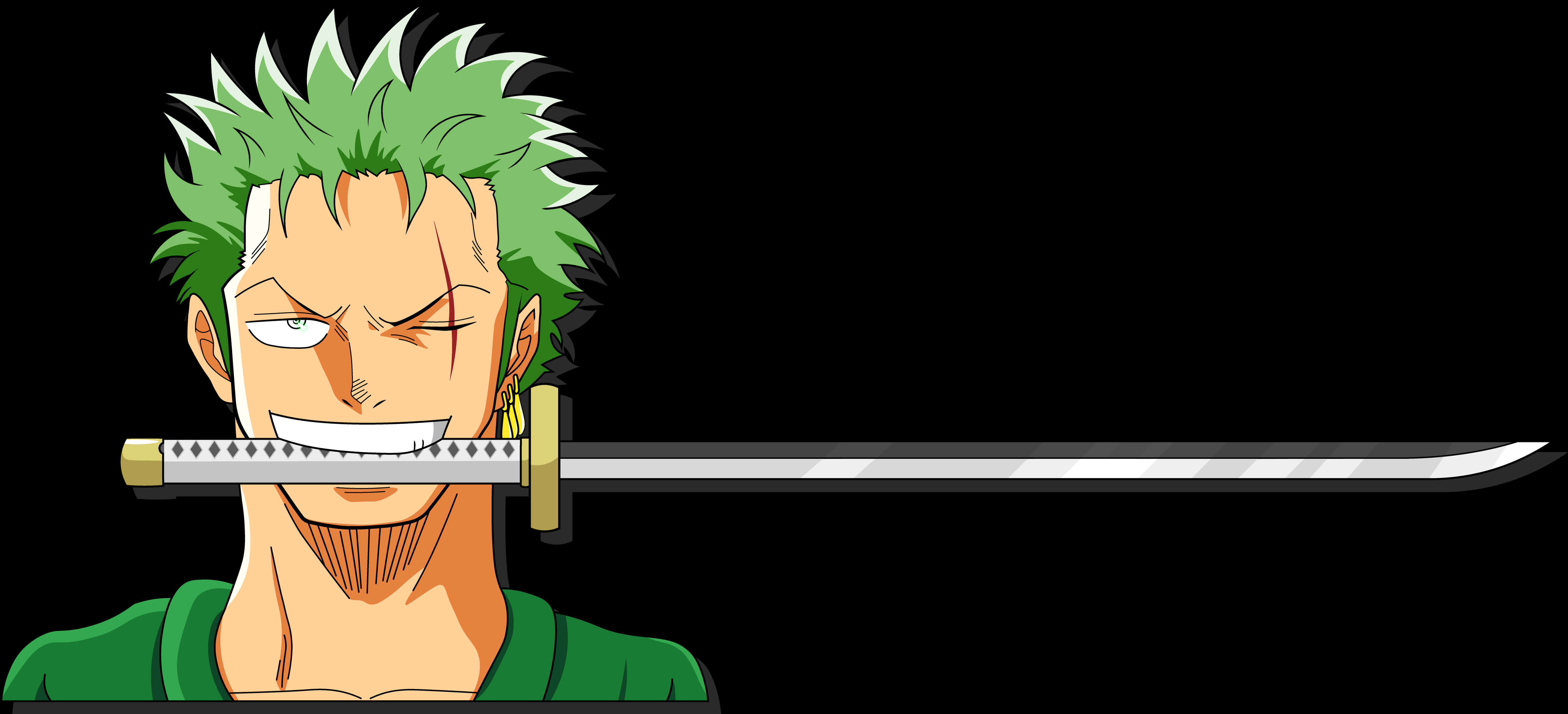 Zoro Swordin Mouth One Piece Character