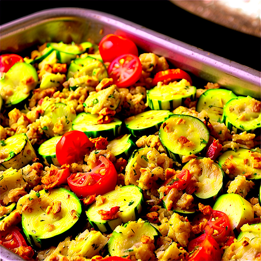 Zucchini And Tomato Stuffing Png Sws57