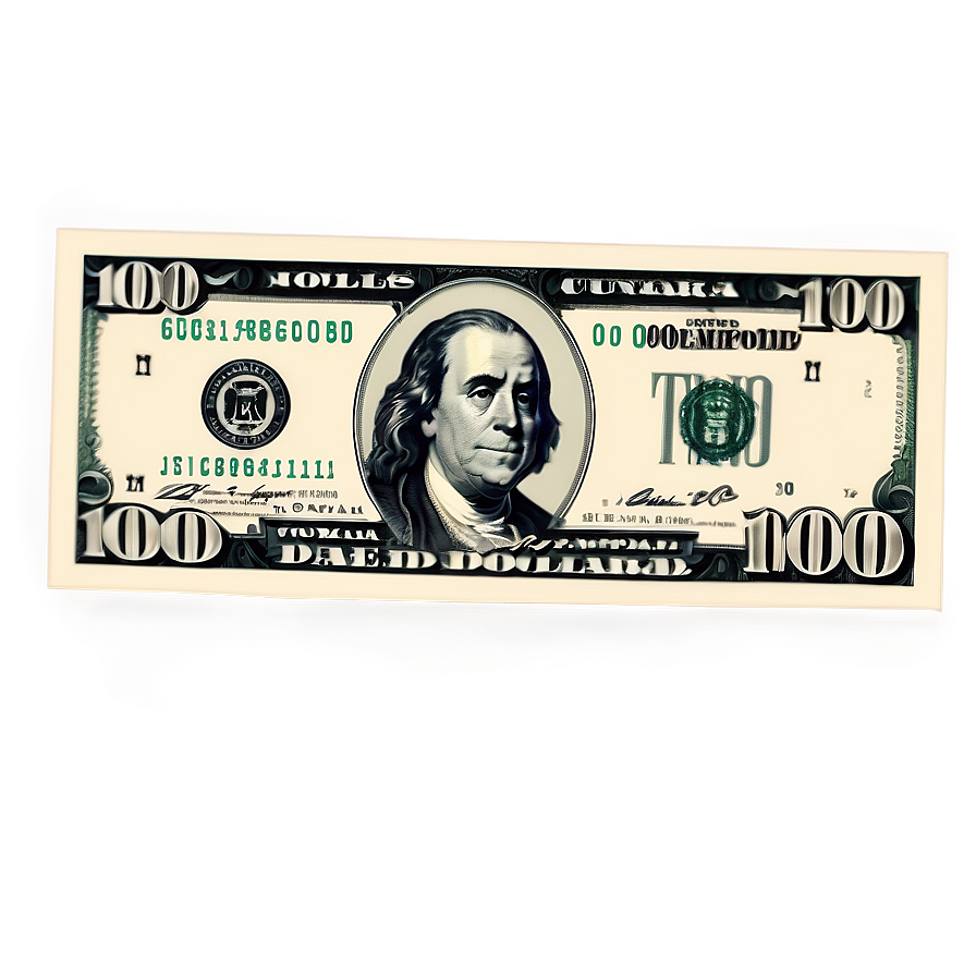 100 Dollar Bill Currency Value Png 05242024 PNG image