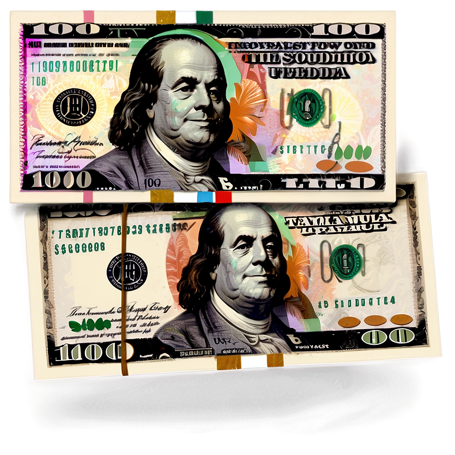 100 Dollar Bills Png 06132024 PNG image