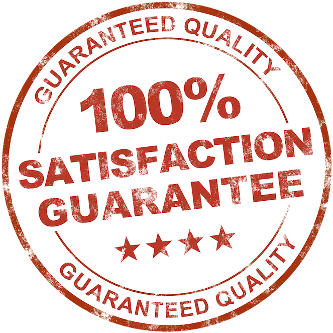 100 Percent Satisfaction Guarantee Seal PNG image