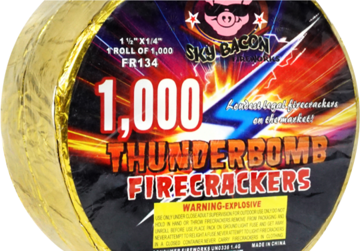 1000 Thunderbomb Firecrackers Pack PNG image