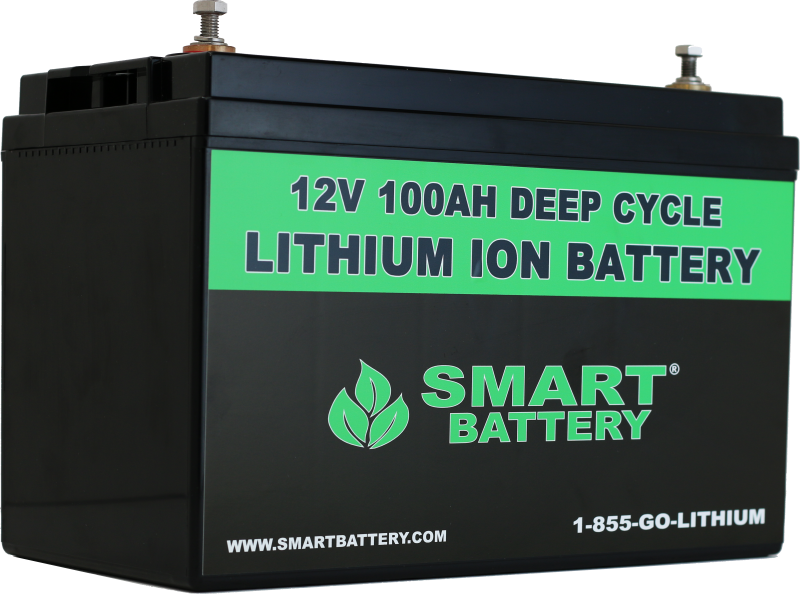 12 V100 Ah Lithium Ion Deep Cycle Battery PNG image