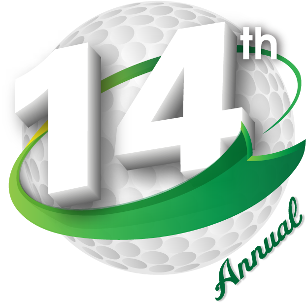 14th Annual Golf Event Logo PNG image