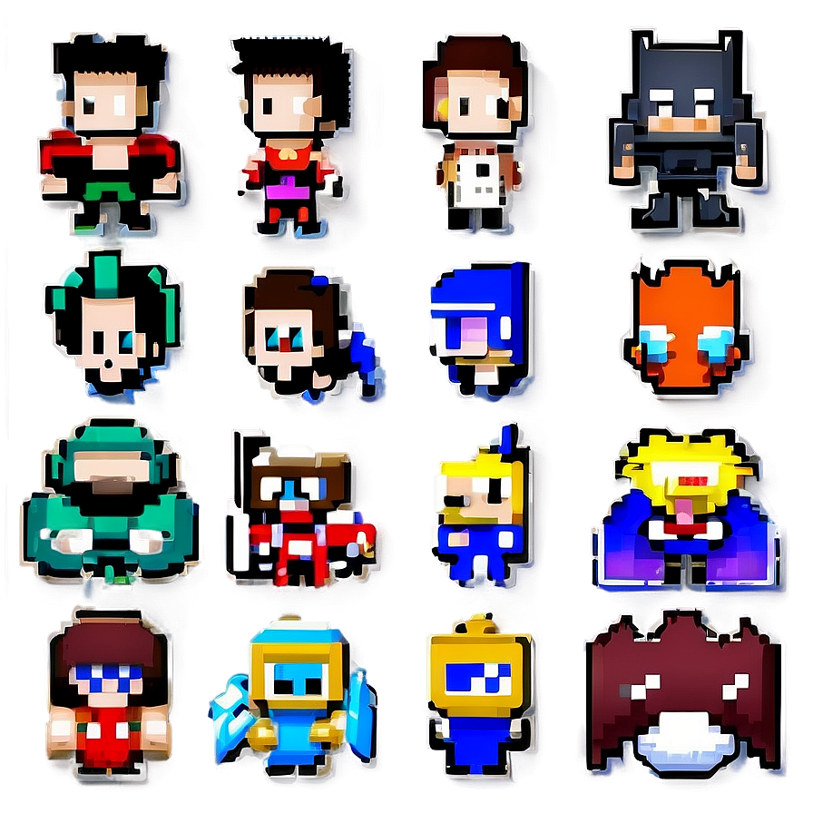 16 Bit Pixel Heroes Png 58 PNG image