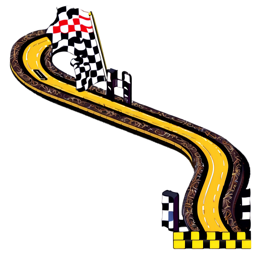 16 Bit Racing Tracks Png 06252024 PNG image