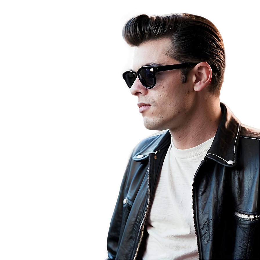 1950s Greaser Fashion Styles Png 06242024 PNG image