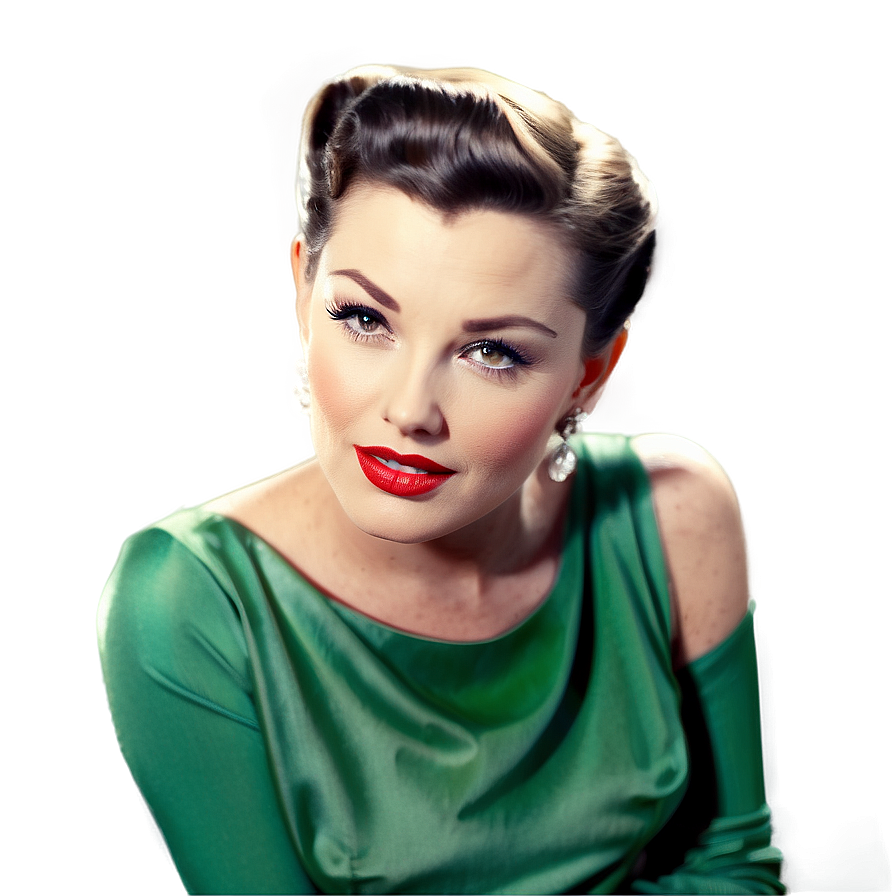 1950s Hollywood Glamour Portraits Png 43 PNG image