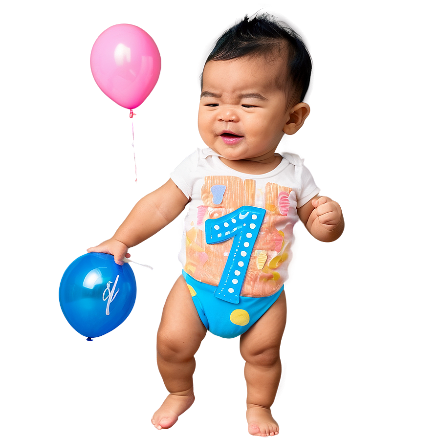 1st Birthday Cake Smash Outfit Png Mot59 PNG image