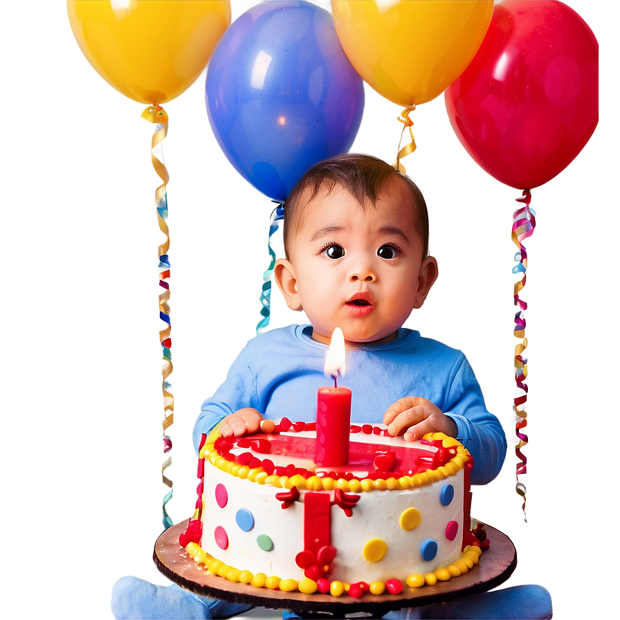 1st Birthday Celebration Png Php PNG image