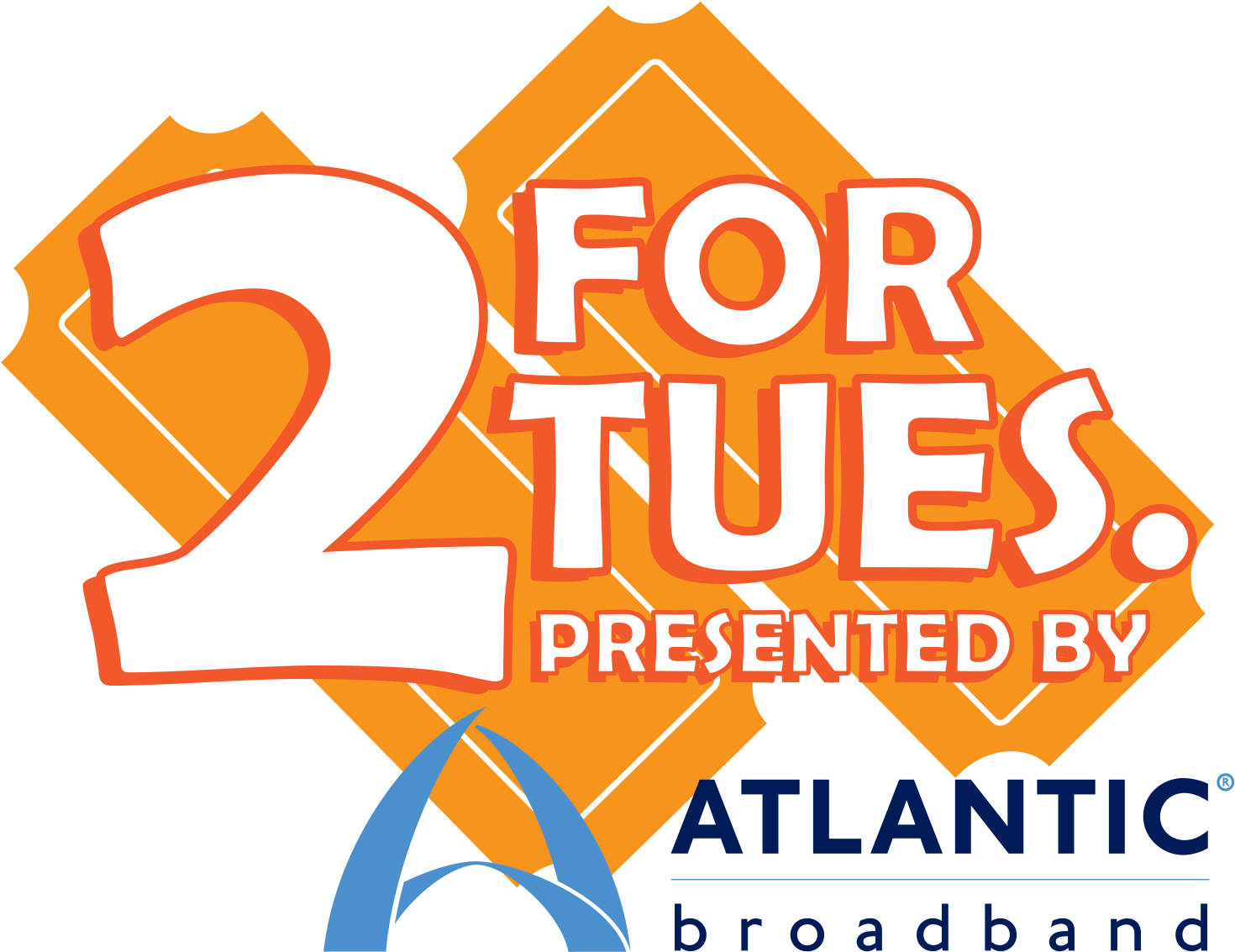 2 For Tuesdays Atlantic Broadband Promotion PNG image