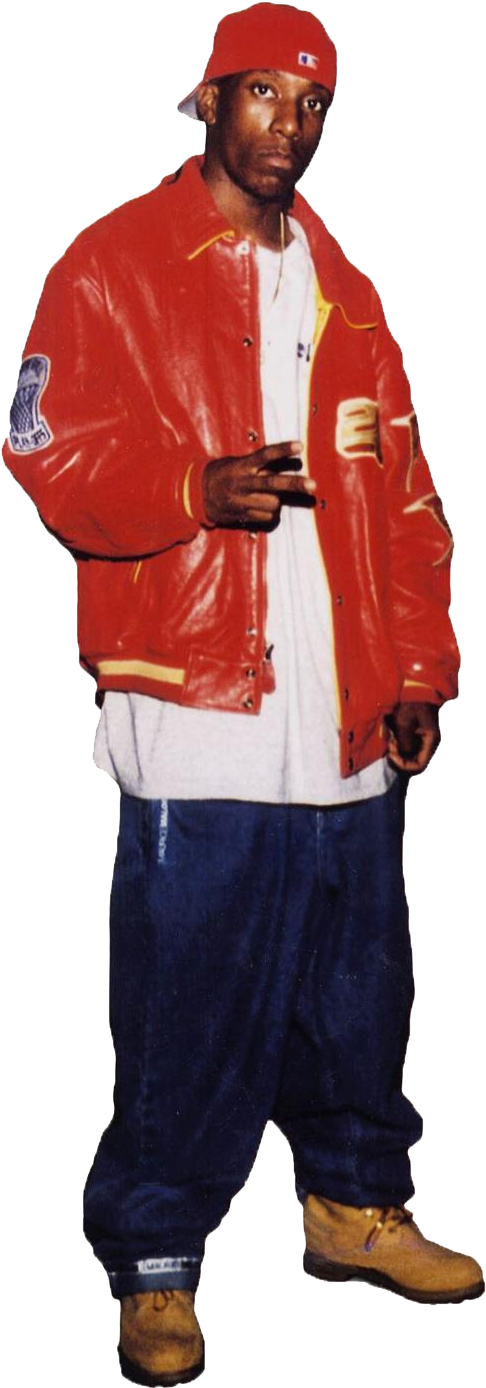 2 Pac Red Jacket Pose PNG image