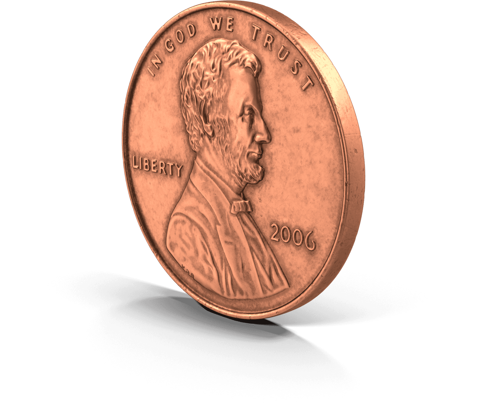 2006 Lincoln Penny PNG image