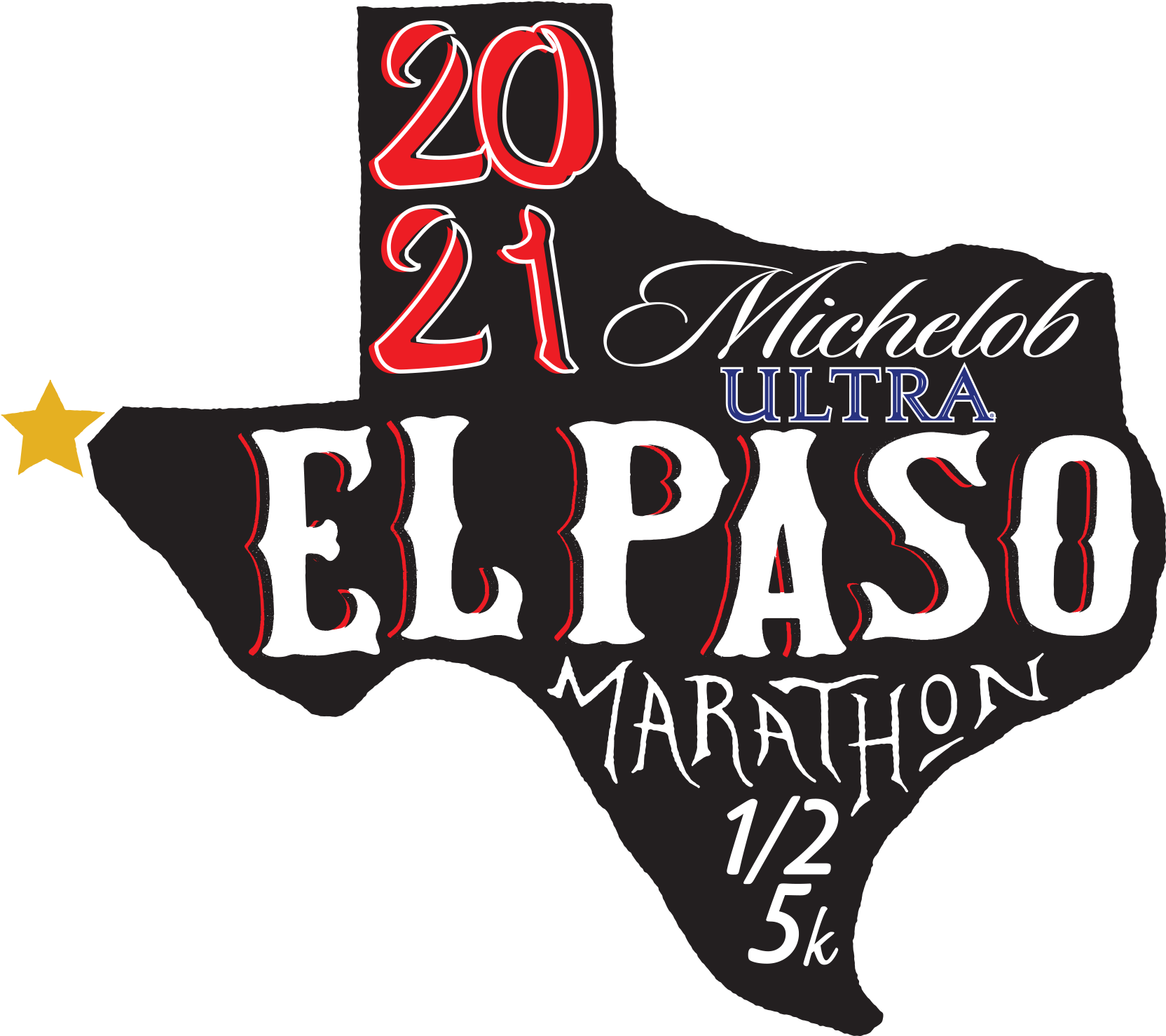2021 Michelob Ultra El Paso Marathon Logo PNG image
