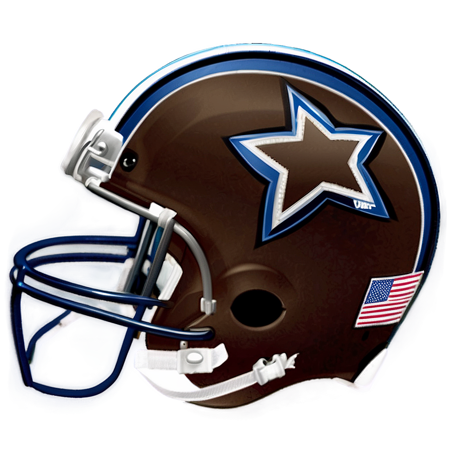 2023 Cowboys Helmet Illustration Png 06292024 PNG image