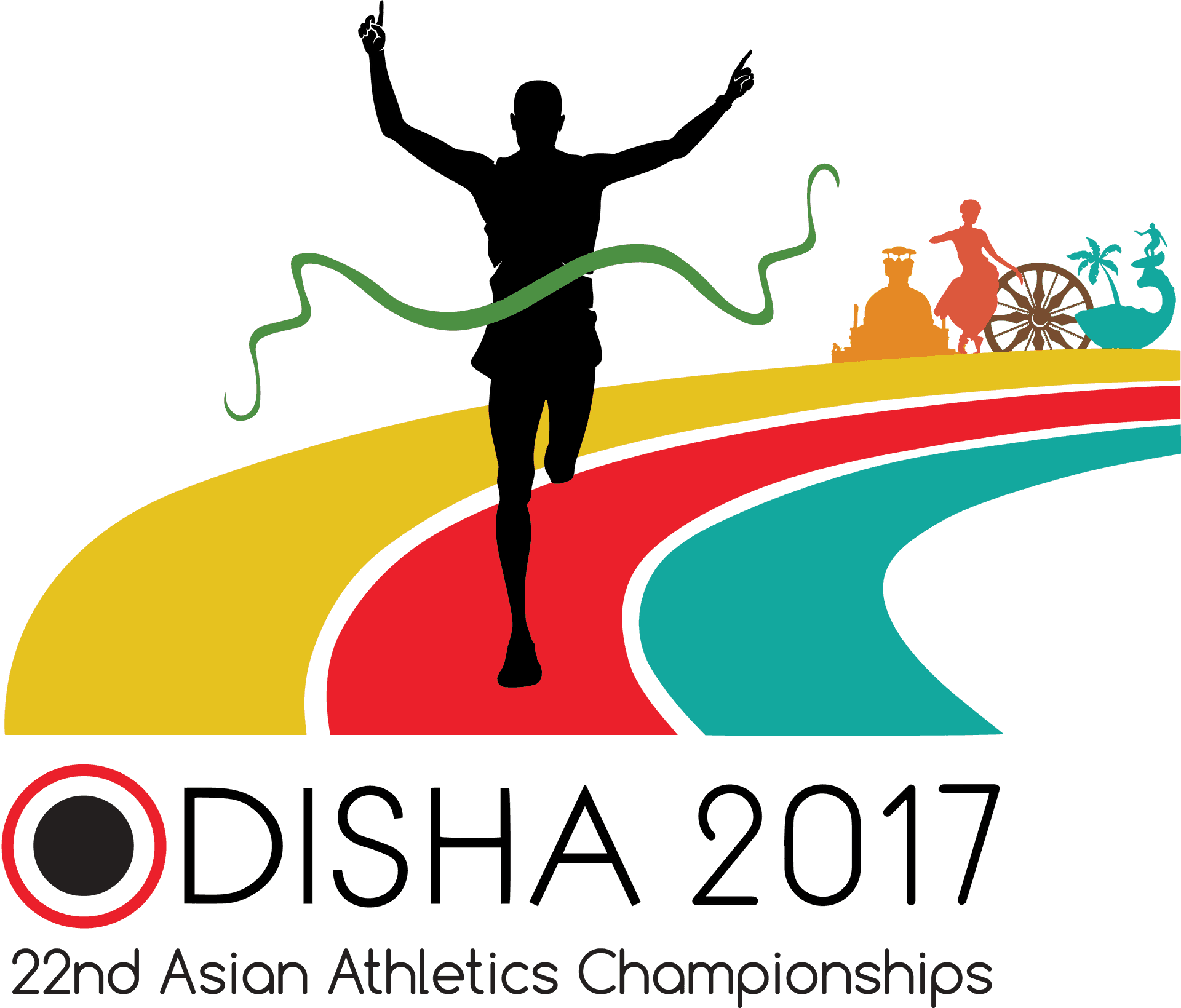22nd Asian Athletics Championships Odisha2017 Logo PNG image