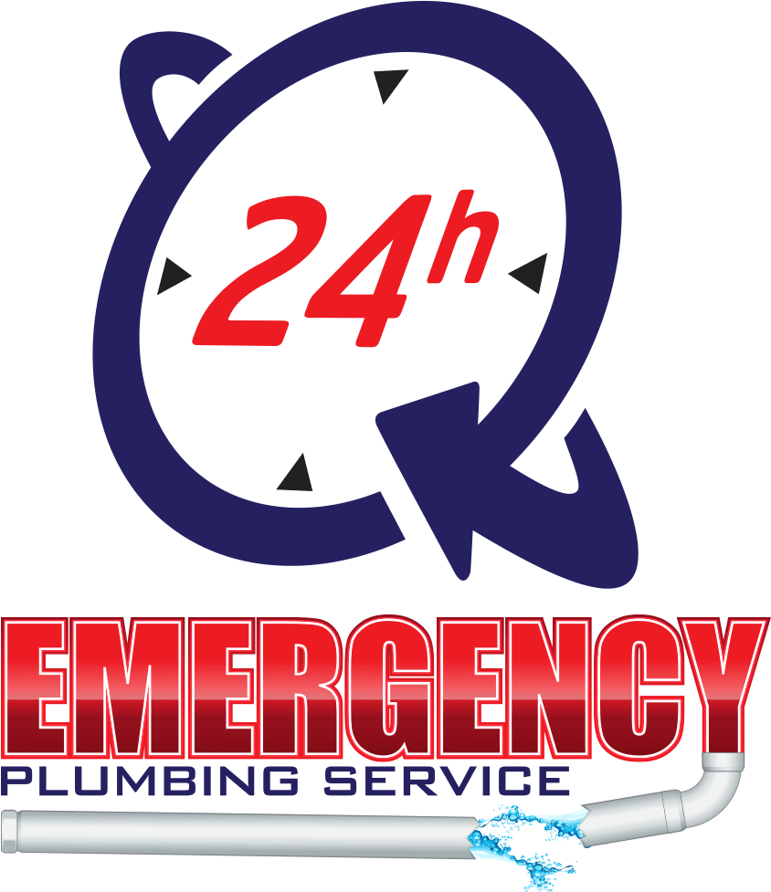 24h Emergency Plumbing Service Logo PNG image