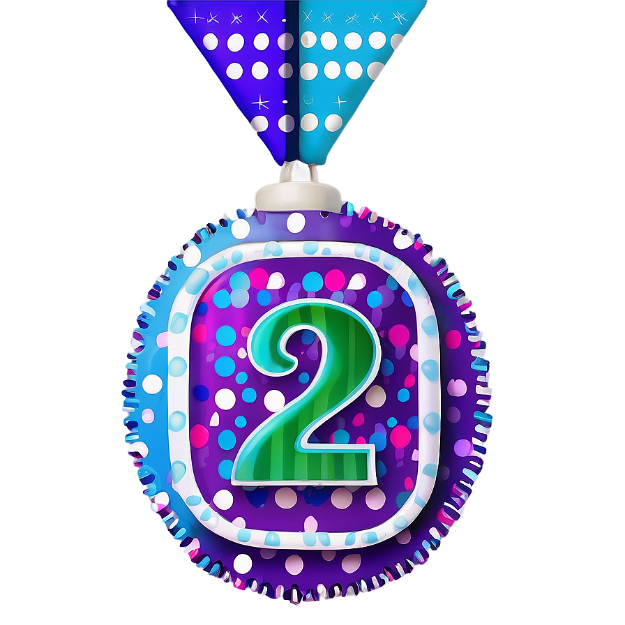 2nd Birthday Garland Png 33 PNG image