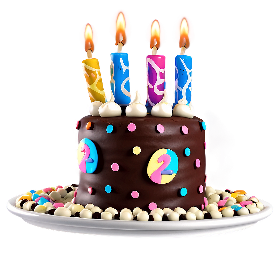 2nd Birthday Special Cake Png 76 PNG image