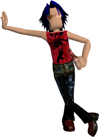 3 D Animated Character Pose PNG image