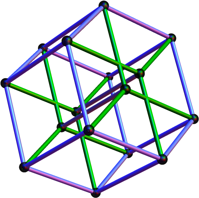 3 D Geometric Structure Rendering PNG image