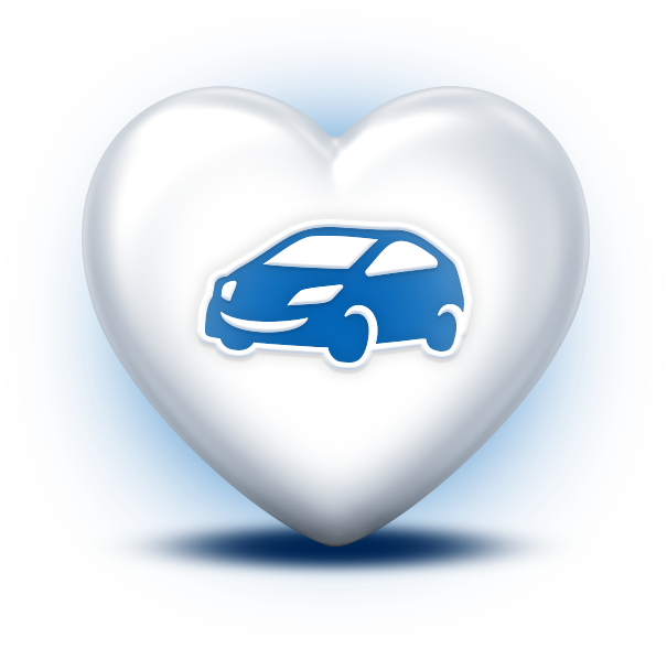 3 D Heart Lovefor Cars.png PNG image