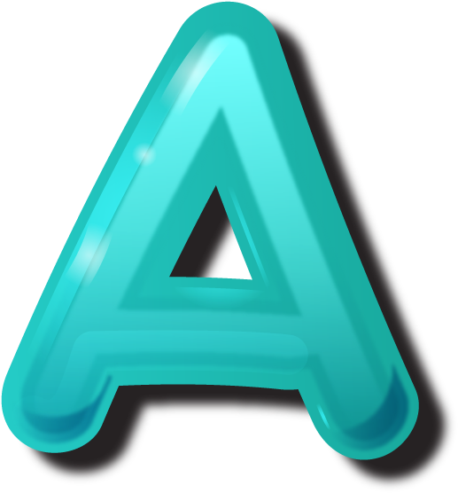 3 D Letter A Icon PNG image